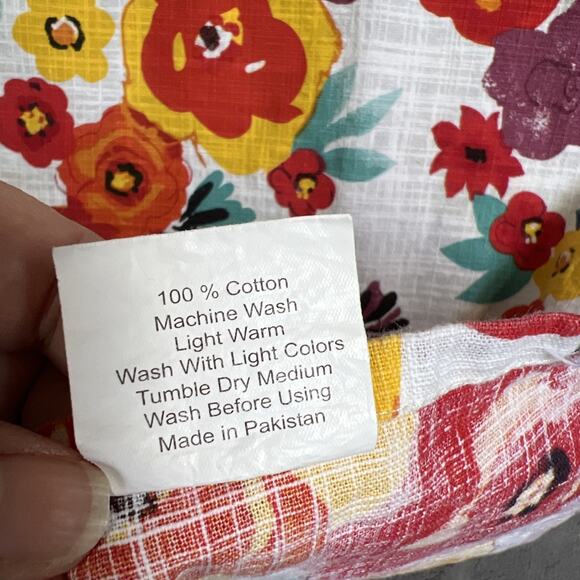 RUVANTI Apron Women's Cotton Multi Floral Adjustable Two Pockets Cottagecore - Picture 5 of 8